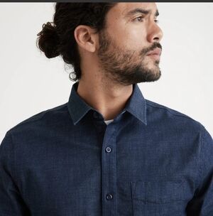 NWT DU/ER Performance Denim Shirt - Mens SzM